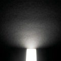 Klosz zatrzaskowy "F" mleczny do profili aluminiowych LED -  rozproszenie światła
