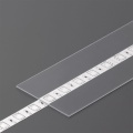 Klosz wsuwany "G" transparentny do profili aluminiowych LED