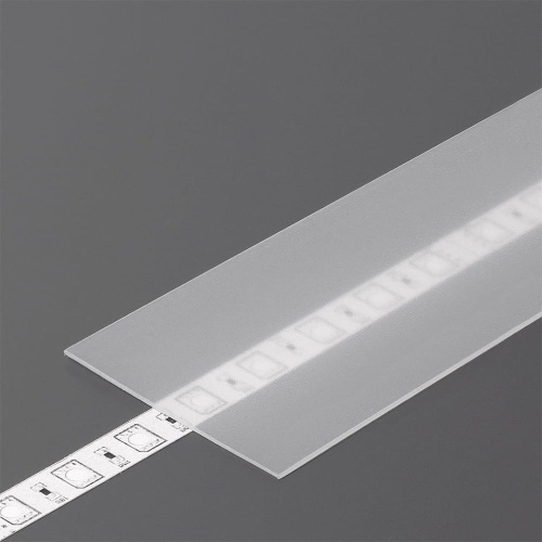 Klosz wsuwany "G" szron do profili aluminiowych LED