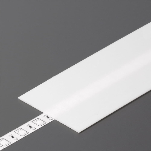 Klosz wsuwany "G" mleczny do profili aluminiowych LED