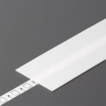Klosz wsuwany "H" mleczny do profili aluminiowych LED