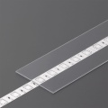 Klosz wsuwany "H" transparentny do profili aluminiowych LED