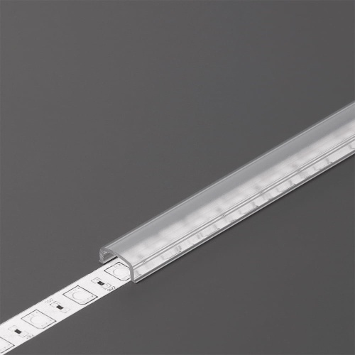 Klosz zatrzaskowy "I" szron do profili aluminiowych LED