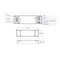 Sterownik z zasilaczem prądowym LED 12W (WiFi) - MONO/CCT - (2x) 150-500mA 10-42V - PT-12A-2(WT) - Rysunek techniczny