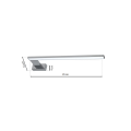 Lampa oprawa łazienkowa - kinkiet LED SHINE 11W 4000K 770lm - ML588 - Wymiary