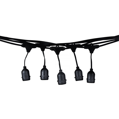 Girlanda ogrodowa LED żarówkowa - 10mb - 10 gniazd E27 - EKO6918