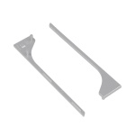 Zaślepka srebrna do profilu aluminiowego BASE - kpl. 2 szt.