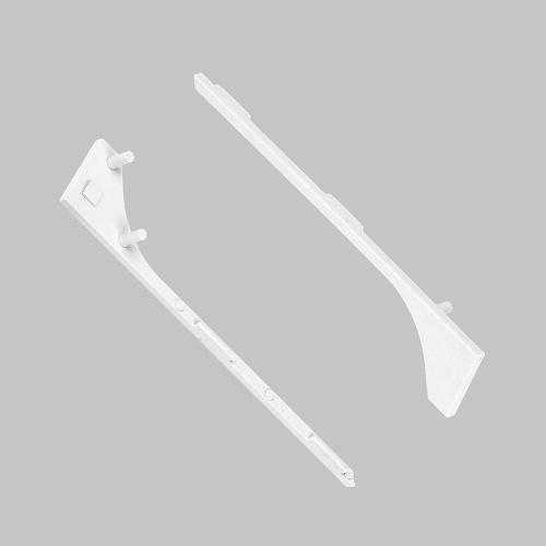 Zaślepka biała do profilu aluminiowego BASE - kpl. 2 szt.