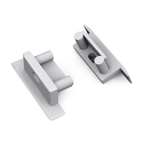 Zaślepka srebrna do profilu aluminiowego LED BEGTIN12 GEN2 - kpl. 2 szt.