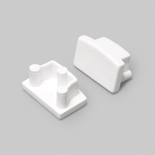 Zaślepka biała do profilu aluminiowego LED BEGTON12 C - kpl. 2 szt.