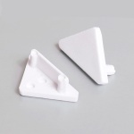 Zaślepka biała do profilu aluminiowego LED CABI12 / CABI12 DUO - kpl. 2 szt.