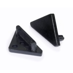 Zaślepka czarna do profilu aluminiowego LED CABI12 / CABI12 DUO - kpl. 2 szt. 