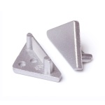 Zaślepka srebrna do profilu aluminiowego LED CABI12 / CABI12 DUO - kpl. 2 szt. 