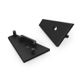 Zaślepka czarna do profilu aluminiowego LED CORNER14 - kpl. 2 szt.