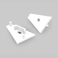 Zaślepka biała do profilu aluminiowego LED CORNER14 - kpl. 2 szt.