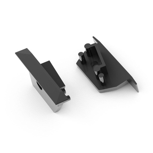 Zaślepka czarna do profilu aluminiowego LED DIAGONAL14 - kpl. 2 szt.