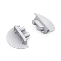 Zaślepka srebrna do profilu aluminiowego LED GROOVE10 GEN2 - kpl. 2 szt.
