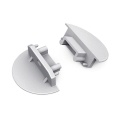 Zaślepka srebrna do profilu aluminiowego LED GROOVE14 GEN2 - kpl. 2 szt.