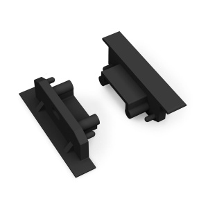Zaślepka czarna do profilu aluminiowego LED GROOVE14 GEN2 SQ - kpl. 2 szt.