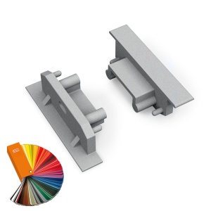 Zaślepka do profilu GROOVE14 GEN2 SQ - RAL - kpl. 2 szt.