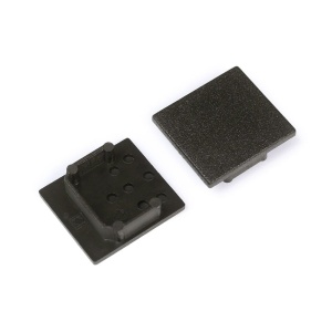 Zaślepka czarna do profilu aluminiowego LED LINEA20 - kpl. 2 szt.  