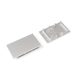 Zaślepka srebrna do profilu aluminiowego LED LINEA20-E7 - kpl. 2 szt. 
