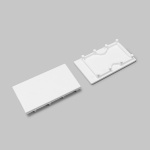 Zaślepka biała do profilu aluminiowego LED LINEA20-E7 - kpl. 2 szt. 