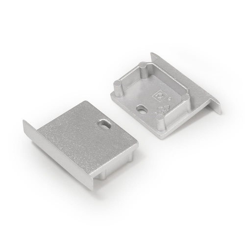 Zaślepka srebrna do profilu aluminiowego LED LINEA-IN20 - kpl. 2 szt.