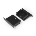 Zaślepka czarna do profilu aluminiowego LED LINEA-IN20 - kpl. 2 szt.