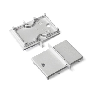 Zaślepka srebrna do profilu aluminiowego LED LINEA-IN20-E7 - kpl. 2 szt.  