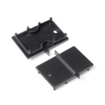 Zaślepka czarna do profilu aluminiowego LED LINEA-IN20-E7 - kpl. 2 szt.