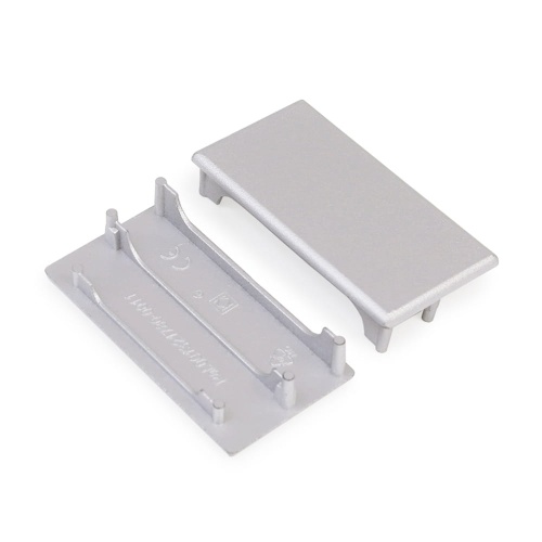 Zaślepka srebrna do profilu aluminiowego LED LOWI - kpl. 2 szt.