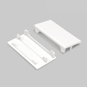 Zaślepka biała do profilu aluminiowego LED LOWI - kpl. 2 szt.   