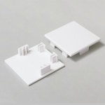 Zaślepka biała do profilu aluminiowego LED PHIL53 - kpl. 2 szt.  