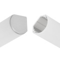 Zaślepka srebrna do profilu aluminiowego LED QUARTER10 D - kpl. 2 szt. - przykładowe zastosowanie
