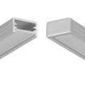 Zaślepka srebrna do profilu aluminiowego LED SLIM8 - kpl. 2 szt. - przykładowe zastosowanie