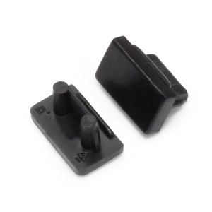 Zaślepka czarna do profilu aluminiowego LED SLIM8 - kpl. 2 szt.