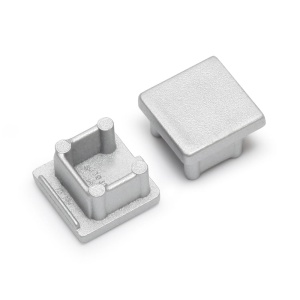 Zaślepka srebrna do profilu aluminiowego LED SMART10 - kpl. 2 szt.