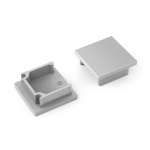 Zaślepka srebrna do profilu aluminiowego LED SMART16-BC3 - kpl. 2 szt. 