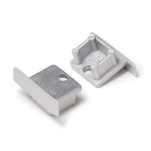 Zaślepka srebrna do profilu aluminiowego LED SMART-IN10 - kpl. 2 szt.