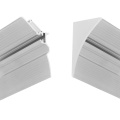 Zaślepka szara do profilu aluminiowego LED SMOOTH12- kpl. 2 szt. - przykładowe zastosowanie