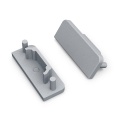Zaślepka srebrna do profilu aluminiowego LED SURFACE14 - kpl. 2 szt.