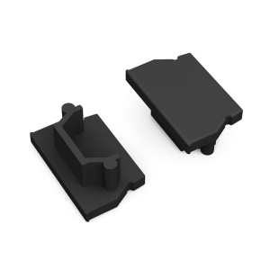 Zaślepka czarna do profilu aluminiowego LED UNI12 GEN2 - kpl. 2 szt.