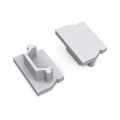 Zaślepka srebrna do profilu aluminiowego LED UNI12 GEN2 - kpl. 2 szt.