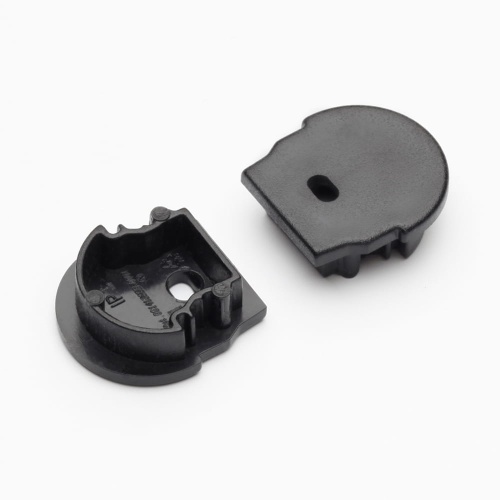 Zaślepka czarna do profilu aluminiowego LED UNI12 D - kpl. 2 szt.