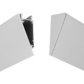 Zaślepka srebrna do profilu aluminiowego LED WALLE12 - kpl. 2 szt. - przykładowe zastosowanie