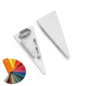 Zaślepka do profilu WALLE12 - RAL - kpl. 2 szt.  