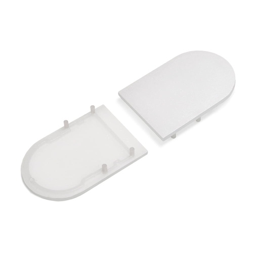 Zaślepka mleczna do profilu aluminiowego LED VARIO30-02-D9 - kpl. 2 szt.