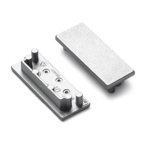 Zaślepka srebrna do profilu aluminiowego LED VARIO30-01 - kpl. 2 szt.  
