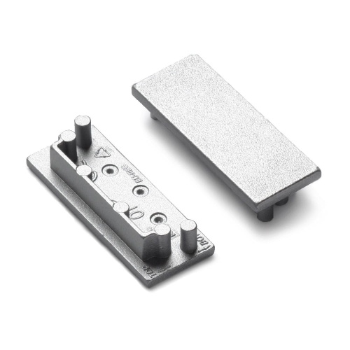 Zaślepka srebrna do profilu aluminiowego LED VARIO30-01 - kpl. 2 szt.